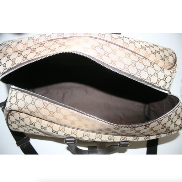 Gucci GG Supreme Monogram Boston Luggage Bag - Picture 4 of 8